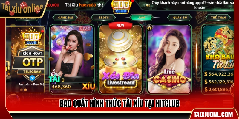 Khái quát hệ thống tài xỉu Hitclub hiện nay
